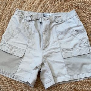 columbia high waisted cargo shorts